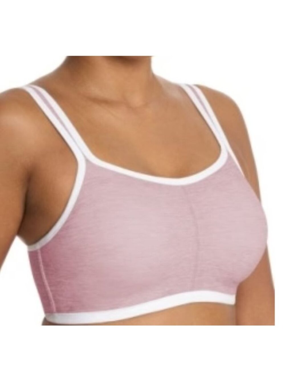 Natori Womens Yogi Contour Convertible Sports Bra Pink 36H 731050